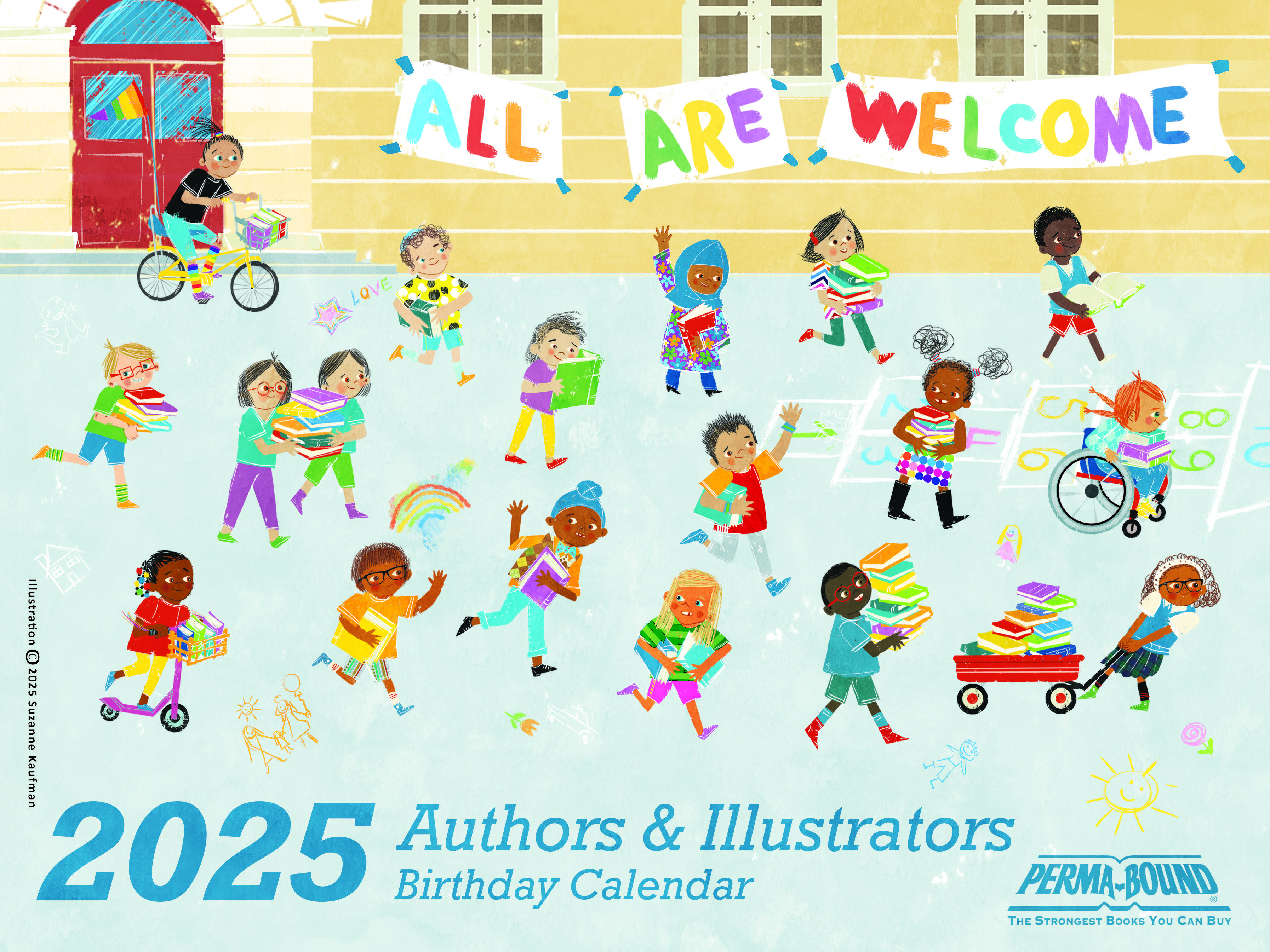 Author Illustrator Birthday Calendar 2025